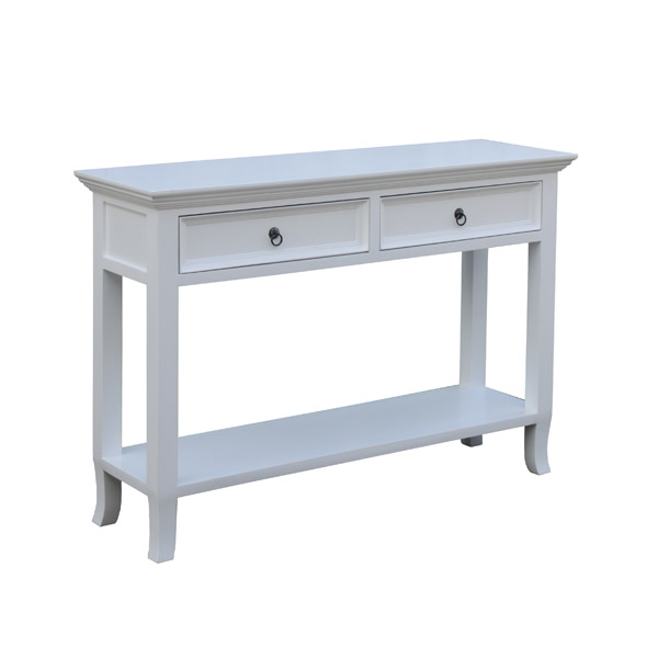 white Side table